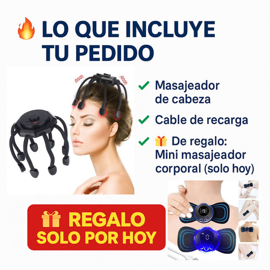 Masajeador de Cabeza + Regalo 🎁
